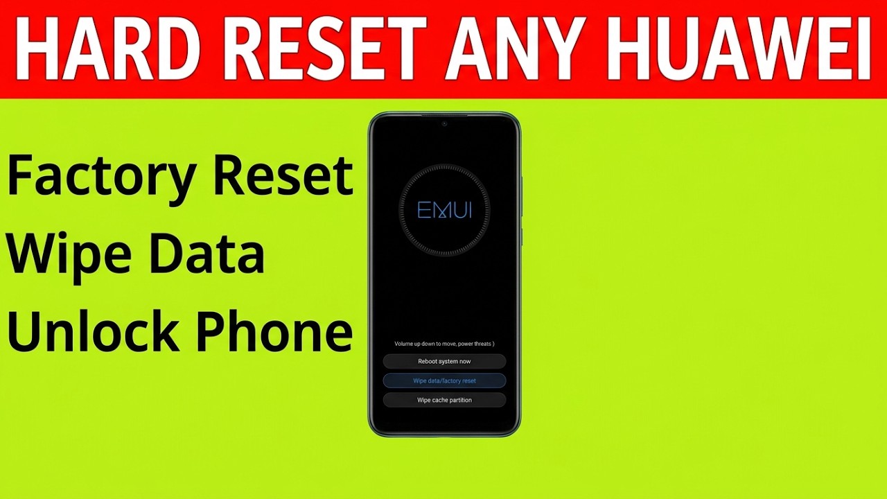 Hard Reset Any Huawei Phone | Mobile Repair Tutorial