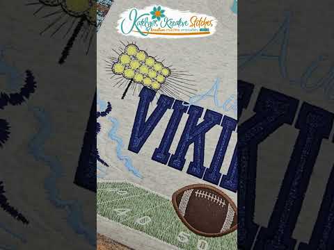 Stadium Lights Football Applique