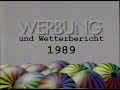 Sat 1 Werbung Wetterbericht 1989