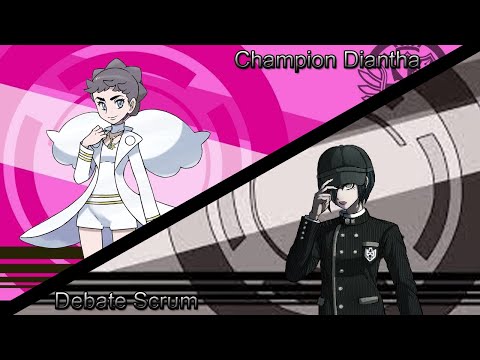 Debate Scrum X Champion Diantha Battle - Danganronpa x Pokémon