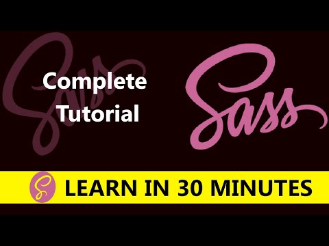 Sass Tutorial for Beginners | SASS Tutorial: Learn Complete SASS in 30 Minutes