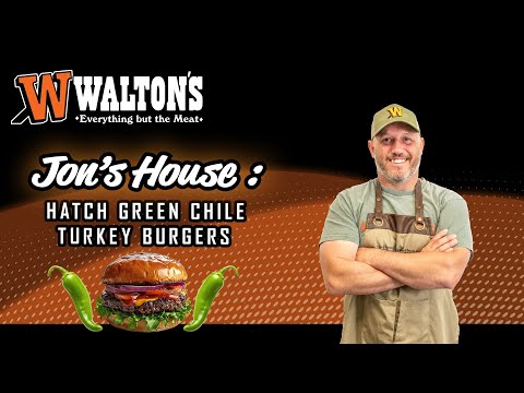 Hatch green chile turkey smash burgers from Jon's house!