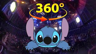 360 / VR 4K Stitch's Great Escape Full Ride w/ spatial Audio at Magic Kingdom, Walt Disney World