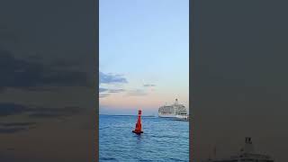 #5204 TRAVEL TIME - Ferry Ride & The Sailing of Seven Seas Voyager (P5), Valletta, Malta, Europe