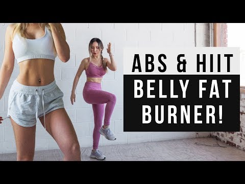Belly Fat Burner Workout | 20 MIN ABS & HIIT CARDIO Workout At Home | No Jumping alt