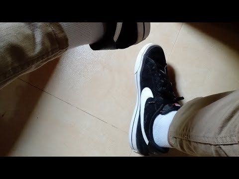 Nike Men's Court Legacy Suede Shoes - Black