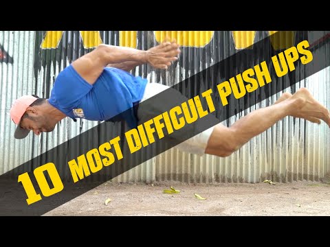 10 MOST DIFFICULT PUSH UPS VARIATIONS | Extreme Push Ups | Calisthenics | Rajan Sharma | MuscleBlaze