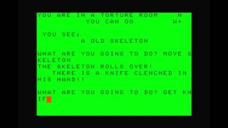 Killer Mansion (longplay) for the TRS-80 CoCo