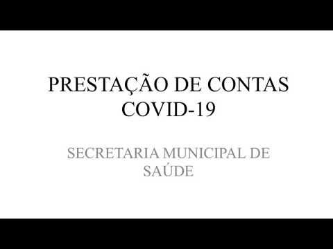 Prefeitura presta contas dos gastos com enfrentamento à Covid-19
