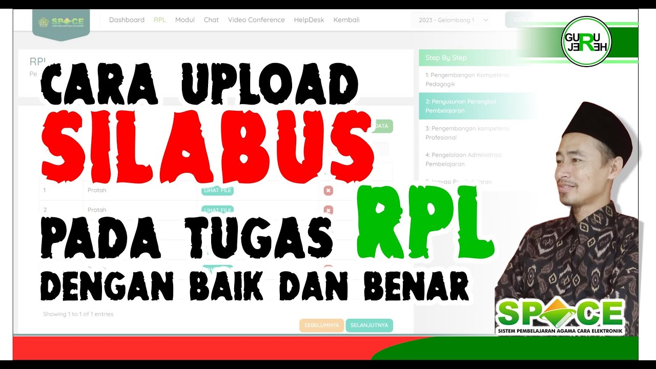 CARA UPLOAD SILABUS PADA TUGAS RPL || PPG BACTH 1 TAHUN 2023