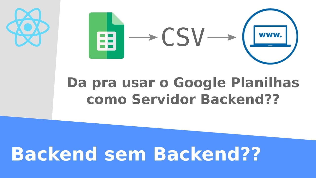 Usando o Google Planilhas como Servidor Backend