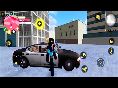US Police Stickman Rope Hero Vice Town 2022
