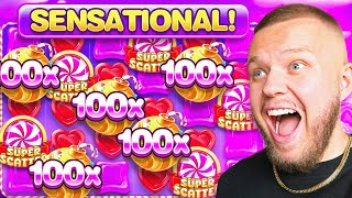 THE NEW SWEET BONANZA SUPER SCATTER SLOT IS INSANE! (Big Slot Win!?)