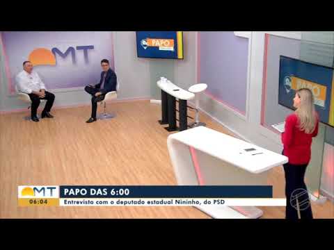 Deputado Nininho no Programa Bom Dia MT Parte 1