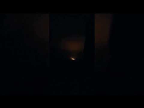 huge explosion in chaplinka kherson region were captured tonight