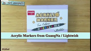 New Acrylic Markers from GuangNa / Lightwish / Paul Rubens  #Gifted