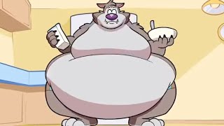 Fat belly | Fat furry Animation By RoundWombo 