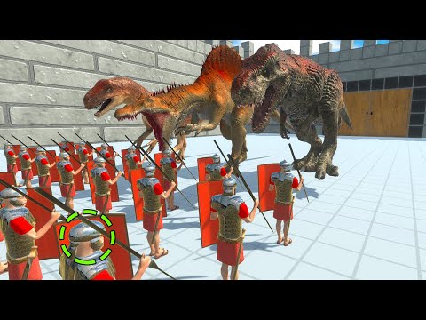 ⚡ 100 Romanus vs All Units . All Squad Championship 🦖 Animal Revolt Battle Simulator 🦕