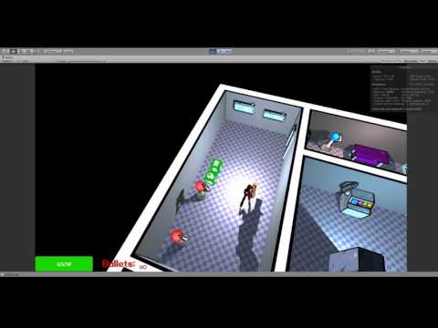Unity3D - Twin stick shooter [Update 0.09] [Animations and Lasers]