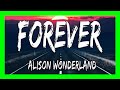 ✅ Alison Wonderland - Forever (Lyrics)