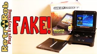 Knockoff Gameboy Advance SP Runs Original GBA Games! Not a Famiclone.