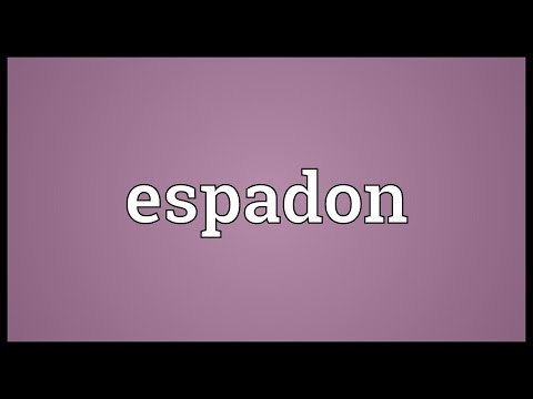 Espadon Meaning