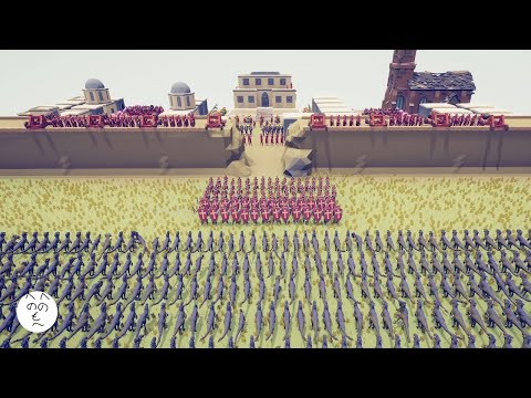 1000 Raptors vs Castle in TABS Map Creator Totally Accurate Battle Simulator