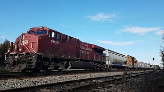 Canadian Pacific 2-231 westbound at Bedell, Ontario. October 11, 2025.