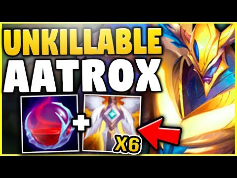 THIS BUILD GIVES AATROX 6 LIVES! LEGIT CANNOT DIE! - League of Legends