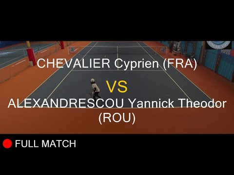 CHEVALIER Cyprien (FRA) VS ALEXANDRESCOU Yannick Theodor (ROU) - Open Super 12 Auray 2020