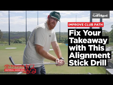Fix Your Takeaway with This Alignment Stick Drill | Stop Rolling the Clubface Open