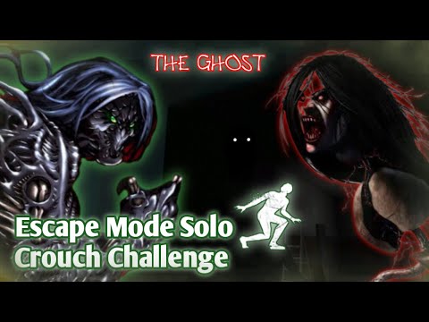 The Ghost Apartment Challenge|Solo Run Crouch In Escape Mode