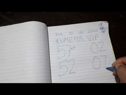 NUMEROS VIP PARA HOY #31 DE JULIO VIENE PALE FUERTE #FORTUNA #DINERO #AZAR