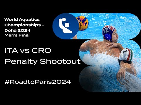 🤽‍♂️ 🇮🇹 Italy vs 🇭🇷 Croatia - Penalty Shootout for 🥇 Gold | World Aquatics Championships - Doha 2024