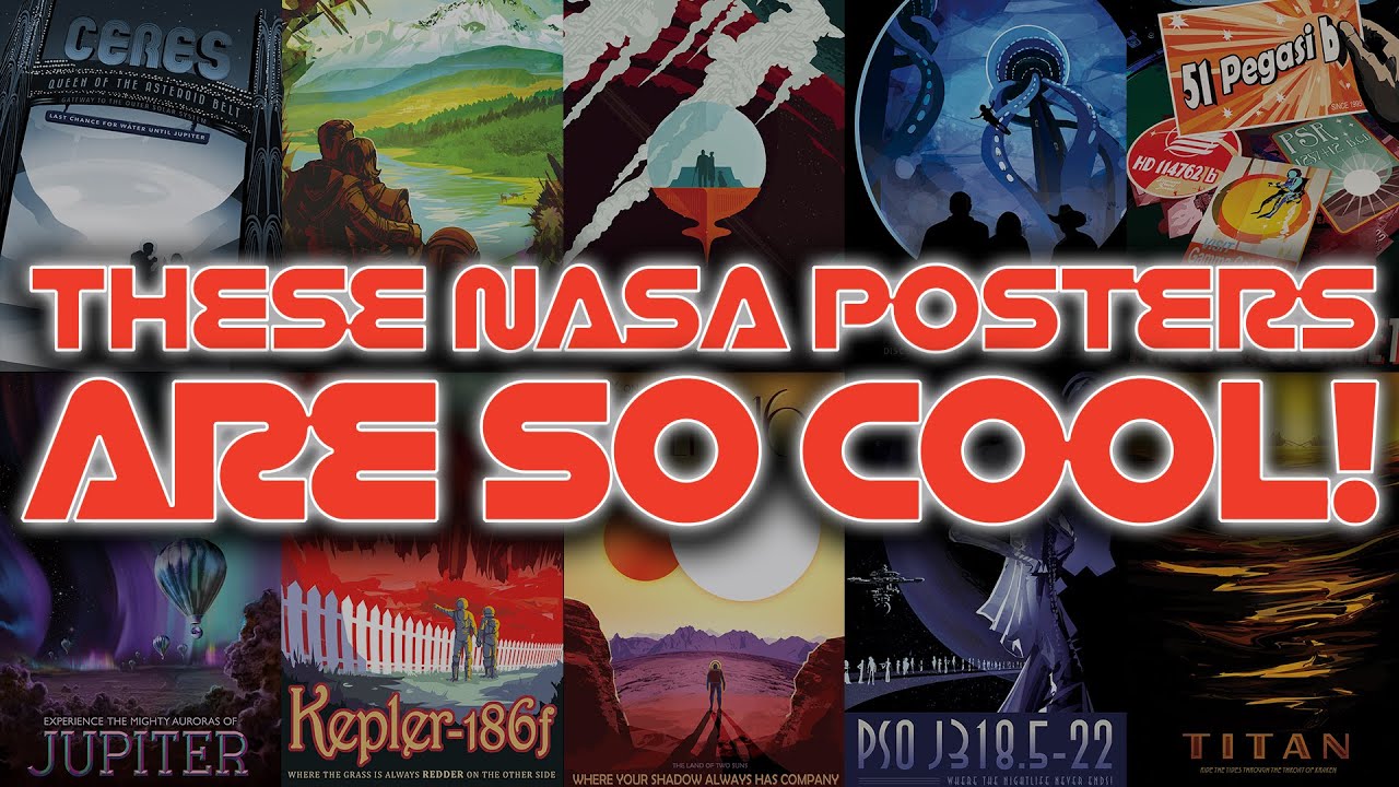 These NASA Posters are SO COOL - NASA Visions of the Future