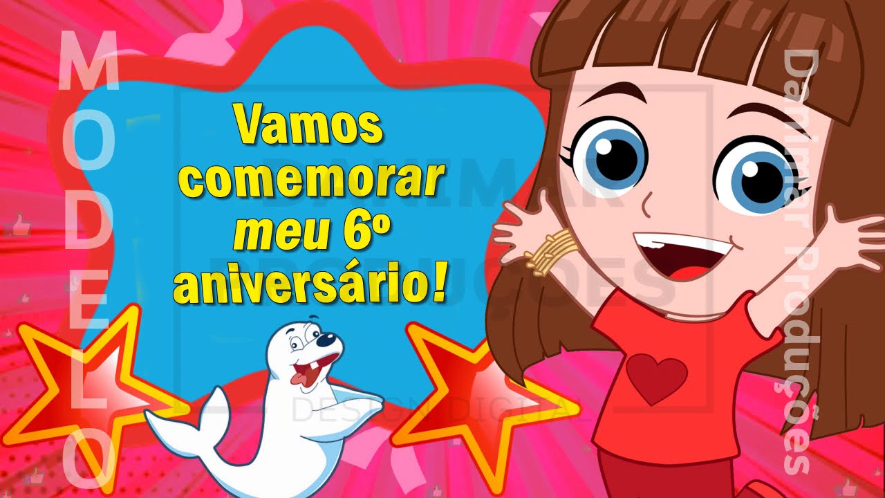 Convite animado Gi Luccas Neto