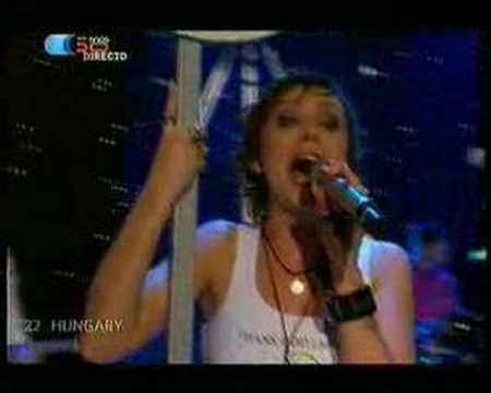 Eurovision Helsinki 2007 Semi-Final - Hugary - Magdi Rúzsa