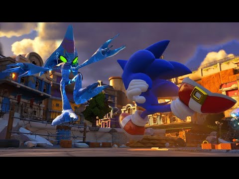 Sonic Forces: Modern Sonic vs. Chaos 0 Boss Fight