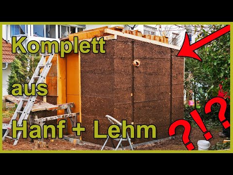 Lehmhaus selber bauen aus Hanf und Lehm!