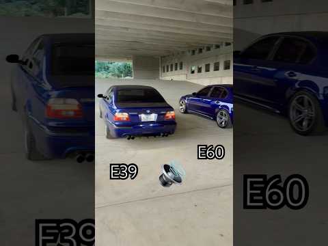 Thumbnail for BMW E39 M5 vs E60 M5 revs by BMW, BMW E3