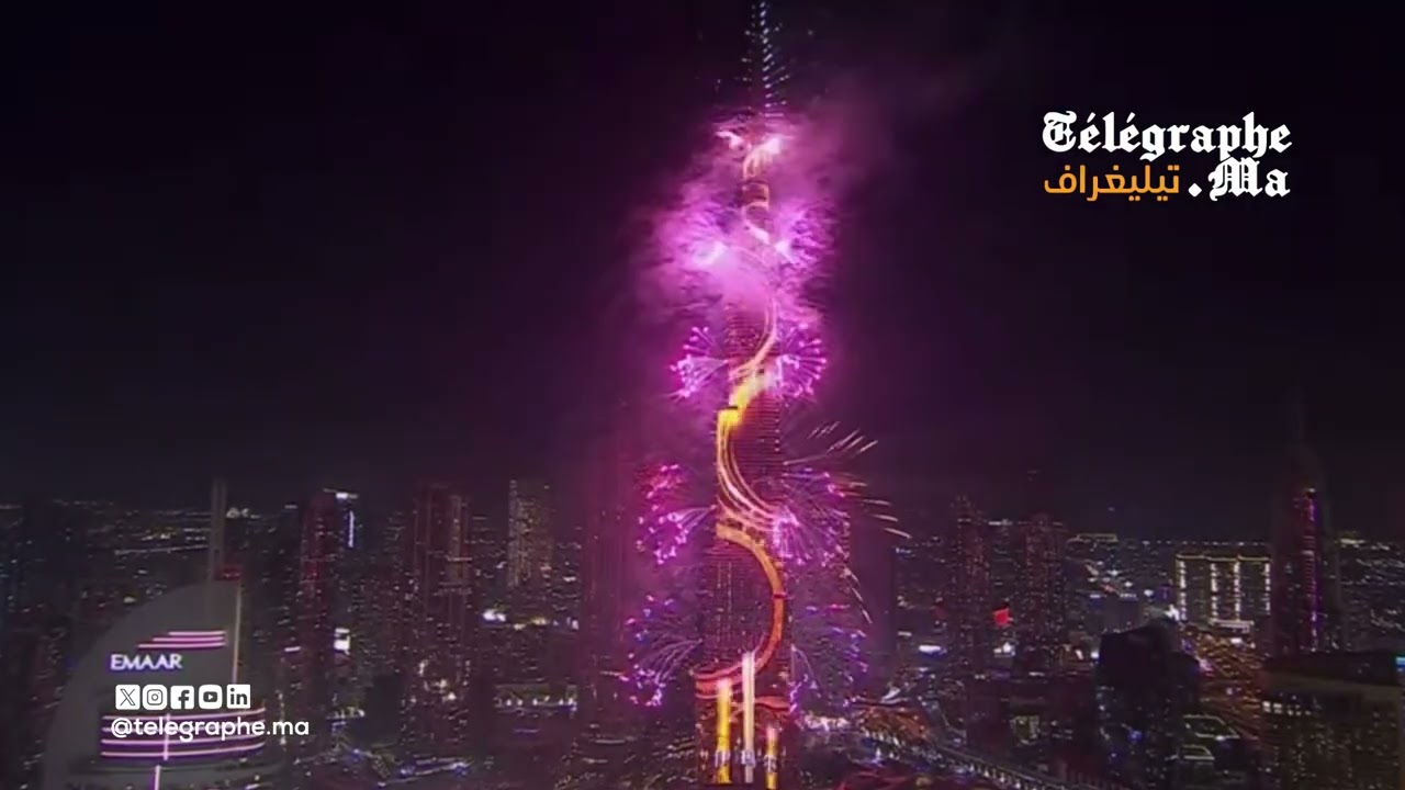 فيديو .. دبي تستقبل العام الجديد 2025 بإحتفالات "ضخمة"