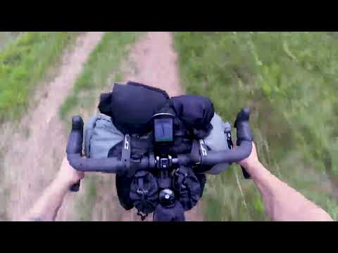 POV cycling through Groningen Netherlands. 10 day bikepacking trip
