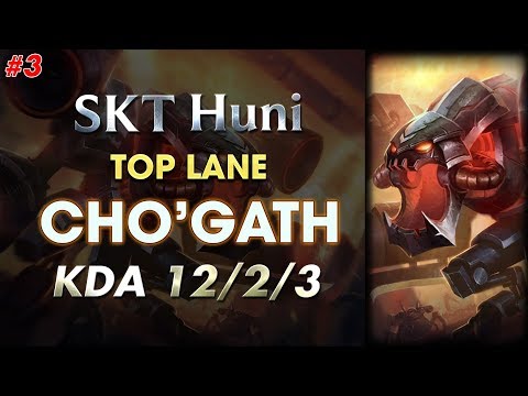 [Highlights] SKT Huni - Cho'gath vs Rumble | Thách Đấu Hàn