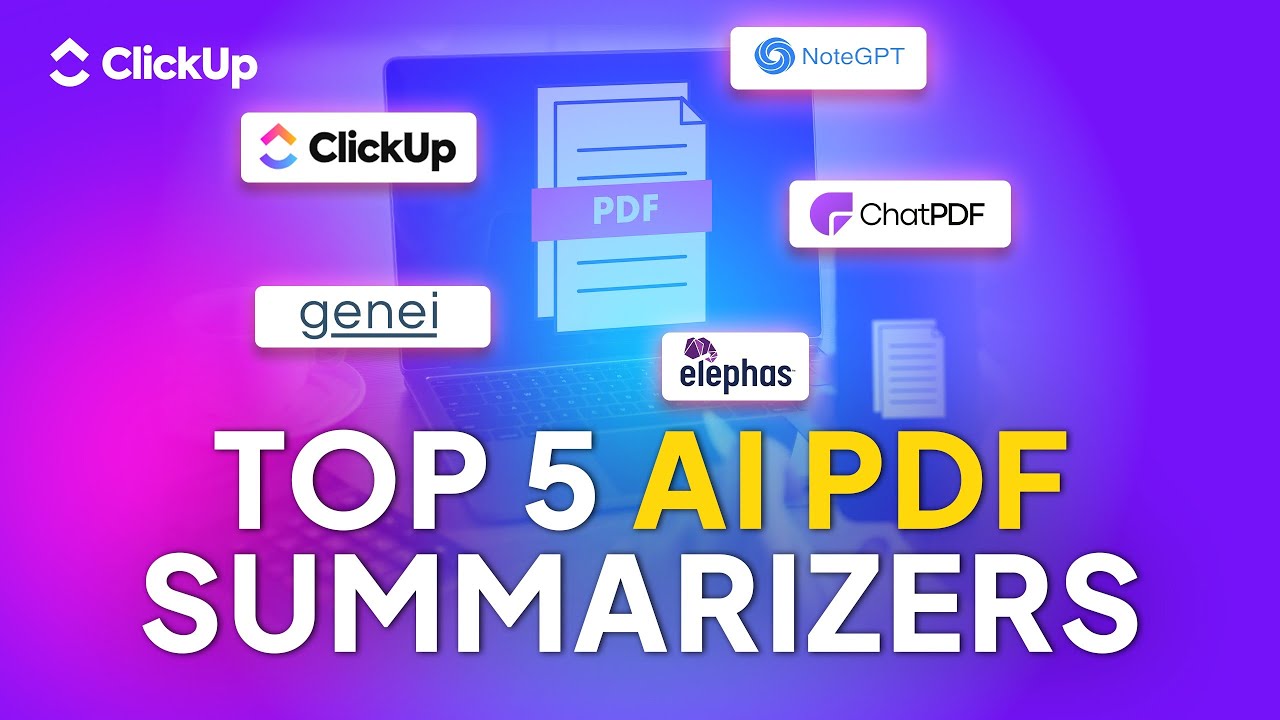 Best AI PDF Summarizers to Save You Time | ClickUp