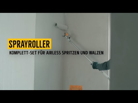 SprayRoller von WAGNER | Komplett-Set für Airless spritzen und walzen