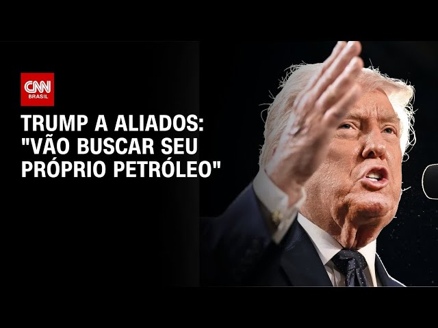 Guerra no Oriente Médio: “Vão buscar seu próprio petróleo” diz Trump a aliados | CNN 360°