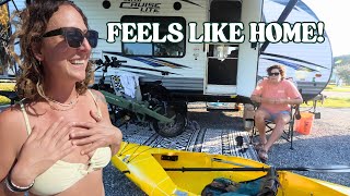 Lesbian Couple Living in the South - RV Camper & Kayaking | Flagler Beach, Florida Camping