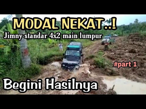 JIMNY STANDAR DIPAKSA OFFROAD,BEGINI HASILNYA #part 1
