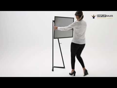 DISPLAY SALES Mobile Staffelei (Aufbauanleitung) | Werbedisplays einfach erklärt