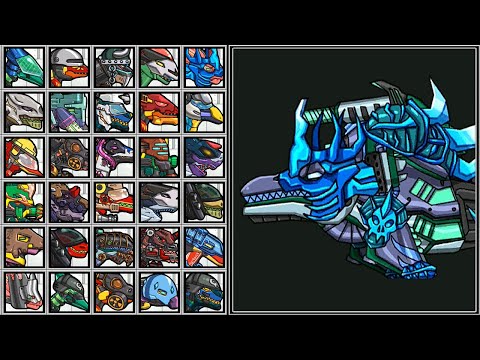 Dino Robot Mosasaurus Cold Heart - Lv 80 - Dino Robot Battle Arena